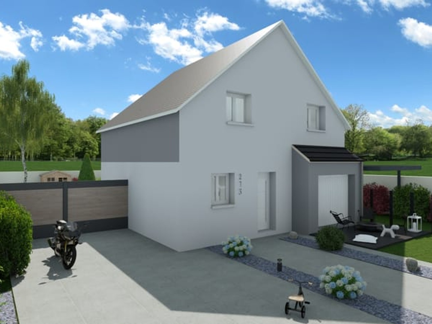 Maison traditionnelle à Pfastatt