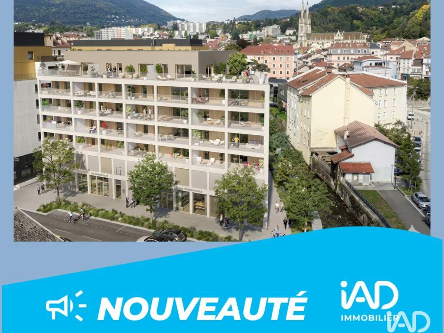 Appartement à vendre - 3 pièces - 64m2 - Voiron (38500)
