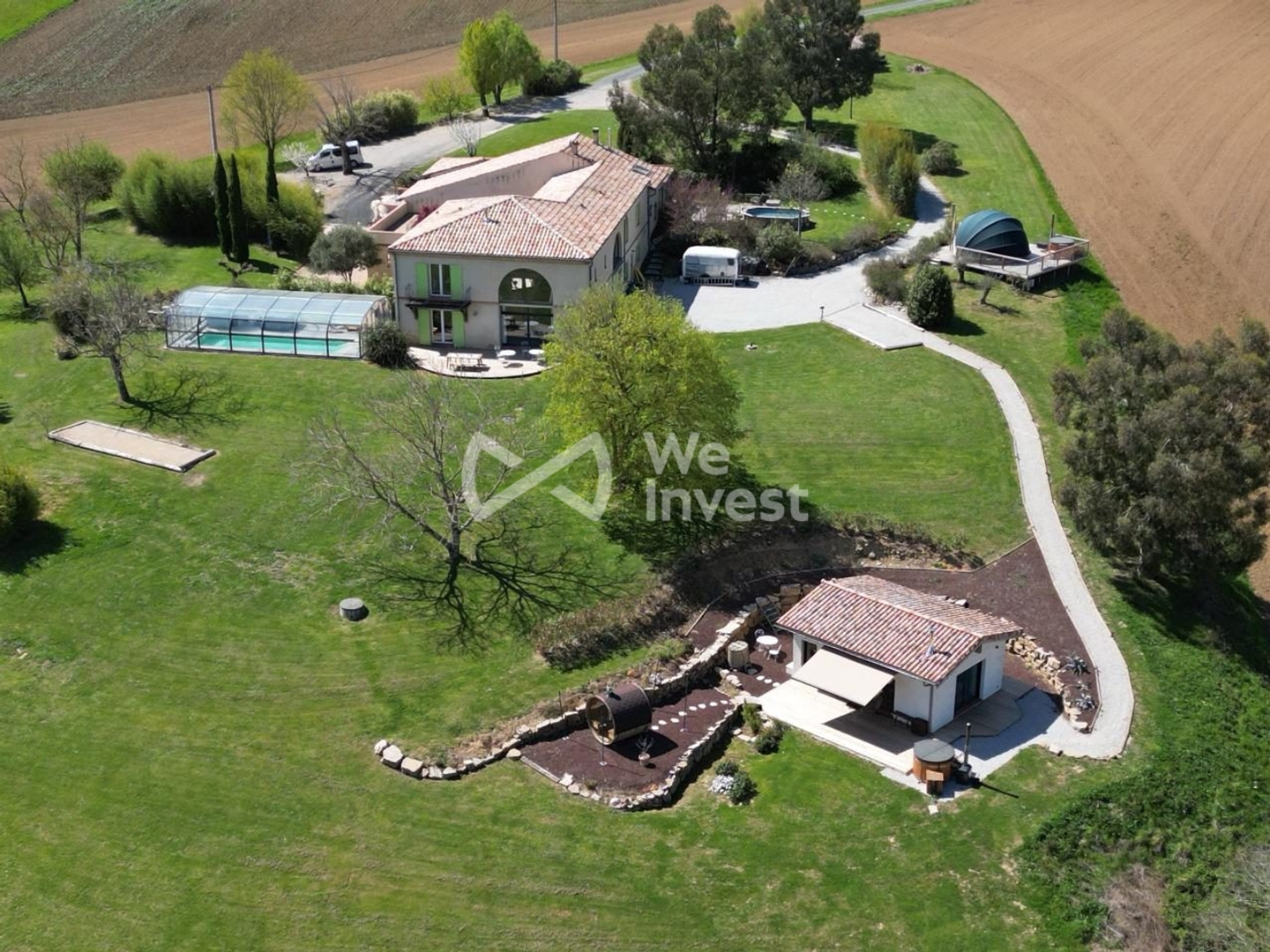 Maison à vendre - 13 pièces - 500m2 - Grazac (81800)