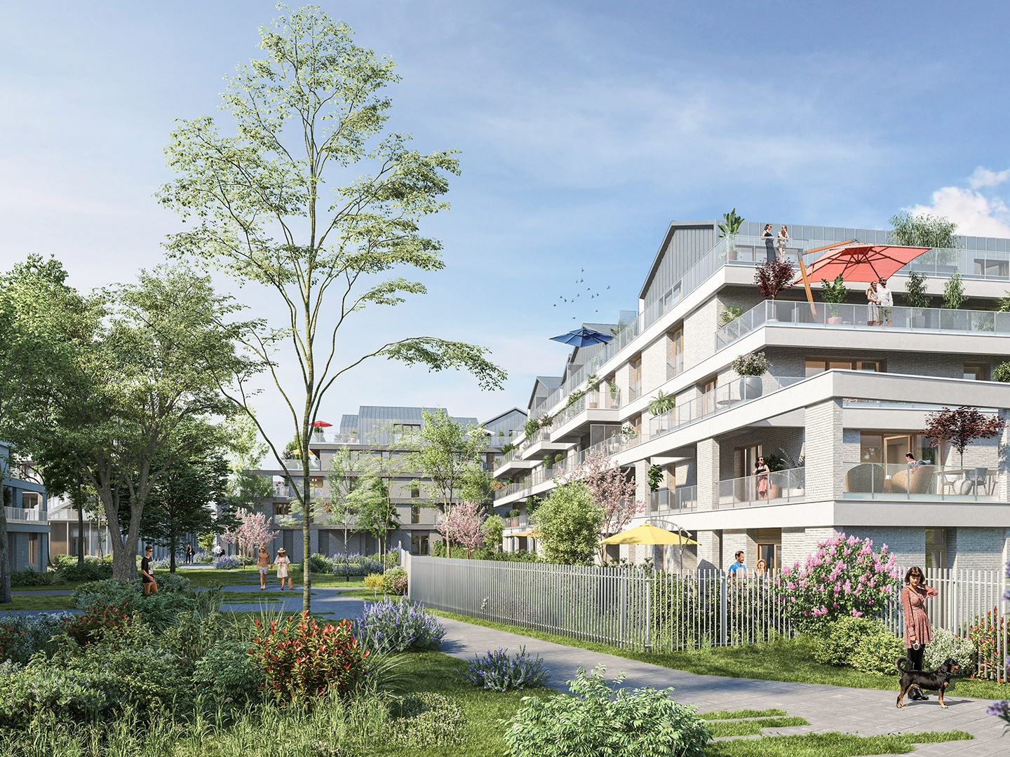 Appartement à vendre - 5 pièces - 124m2 - Marcq-En-Baroeul (59700)