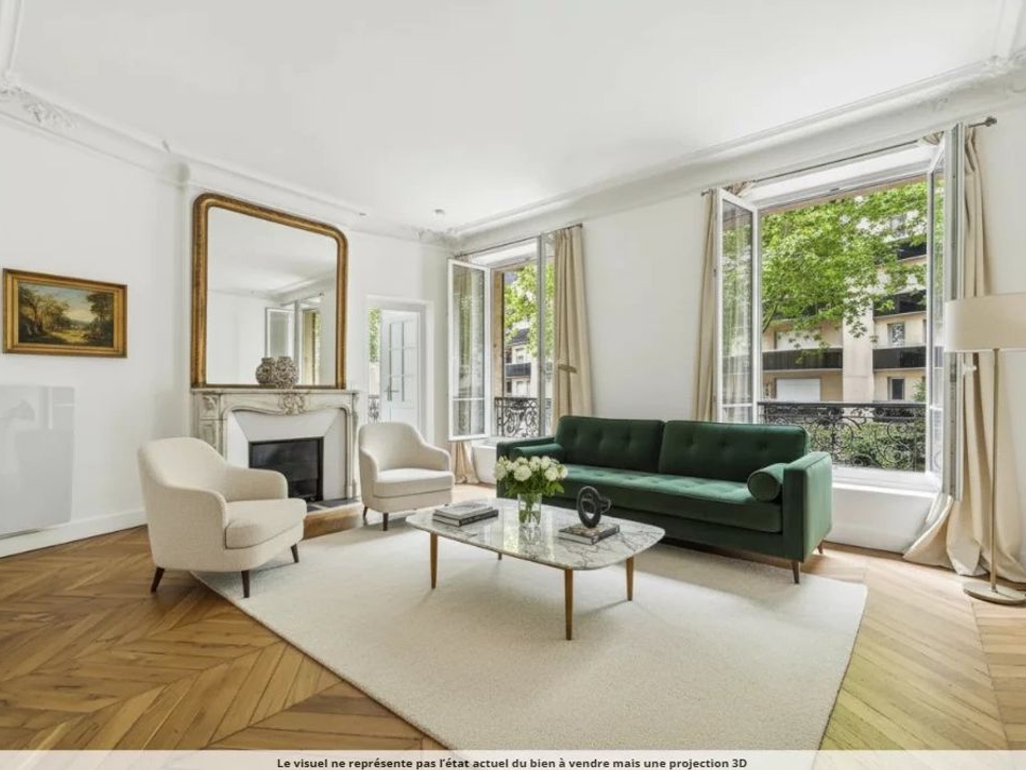 Appartement à vendre - 4 pièces - 93m2 - Paris 16e (75016)