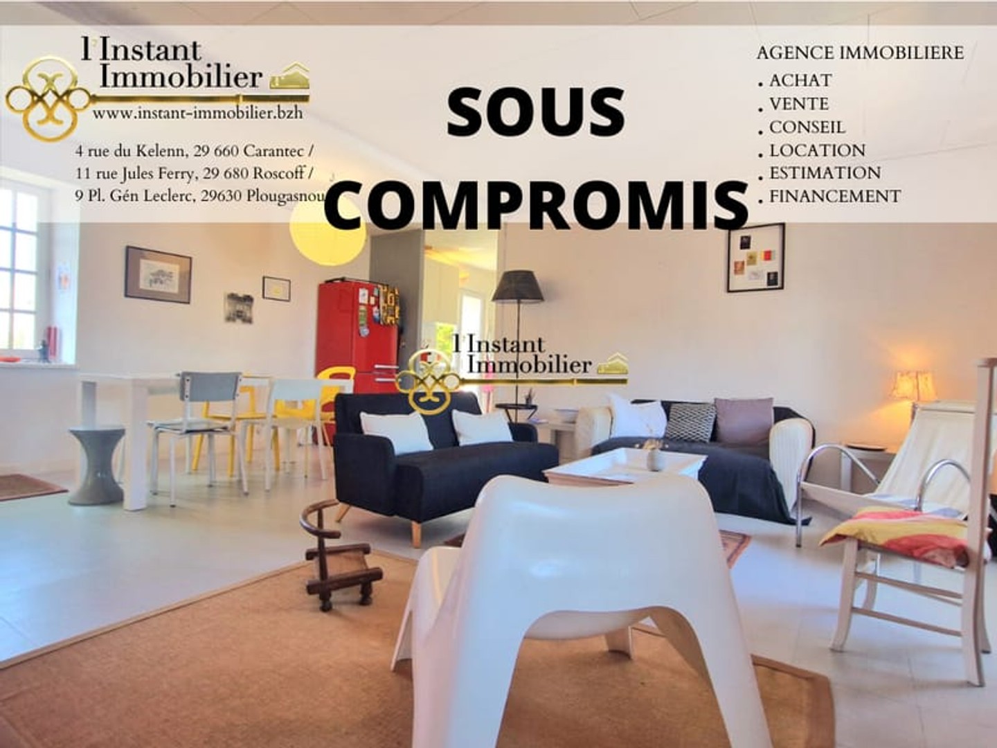 Appartement à vendre - 4 pièces - 81m2 - Plougasnou (29630)