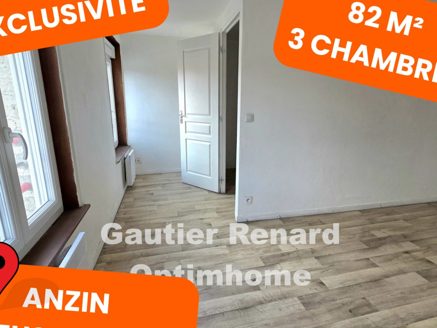 Maison à vendre - 5 pièces - 82m2 - Anzin (59410)