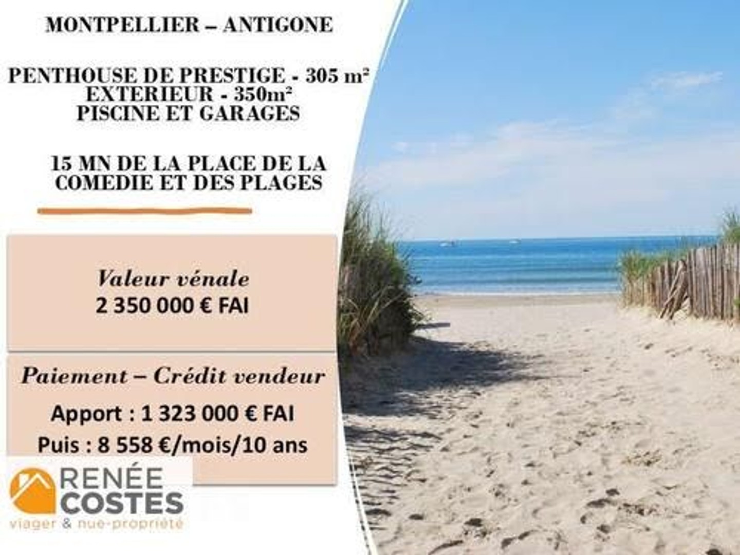 Maison à vendre - 6 pièces - 305m2 - Montpellier (34000)