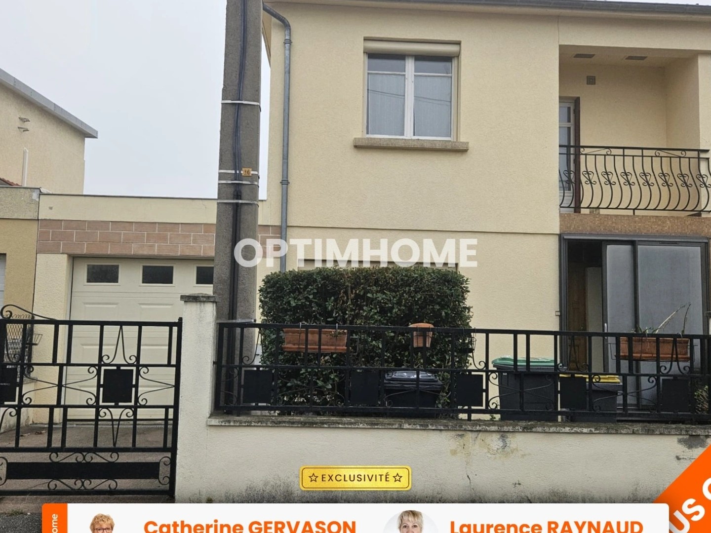Maison familiale 90 m² - 3 chambres - Garage - Terrain clos- rue du devoir - La Plaine- Clermont Fd