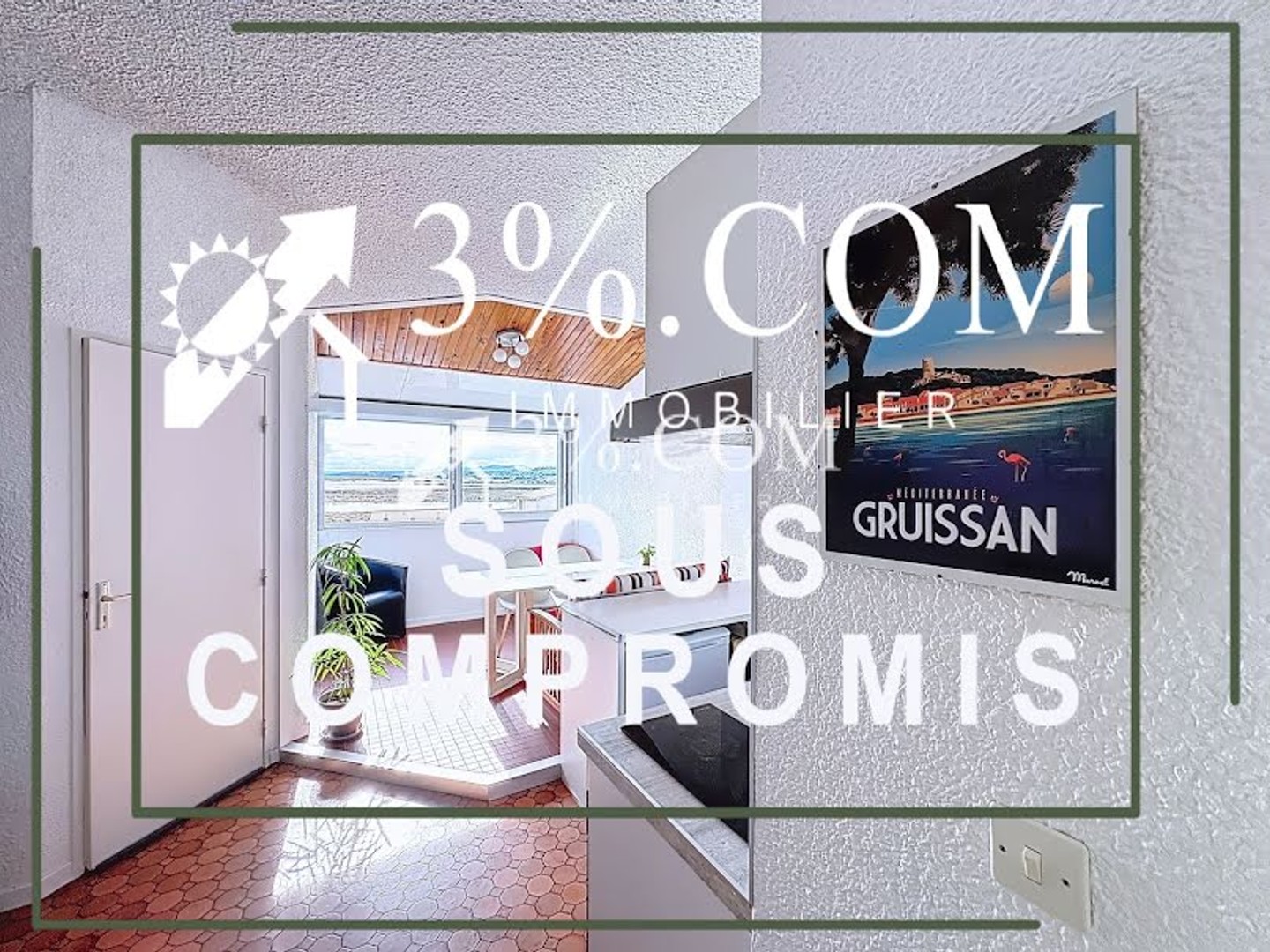 Appartement à vendre - 2 pièces - 35m2 - Gruissan (11430)