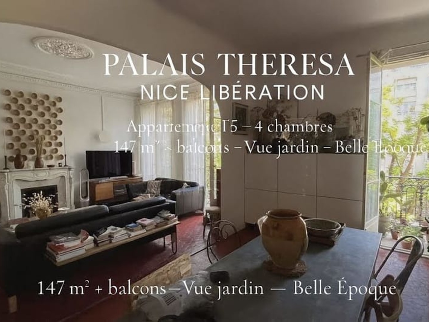 Appartement 5 pièces 147 m²