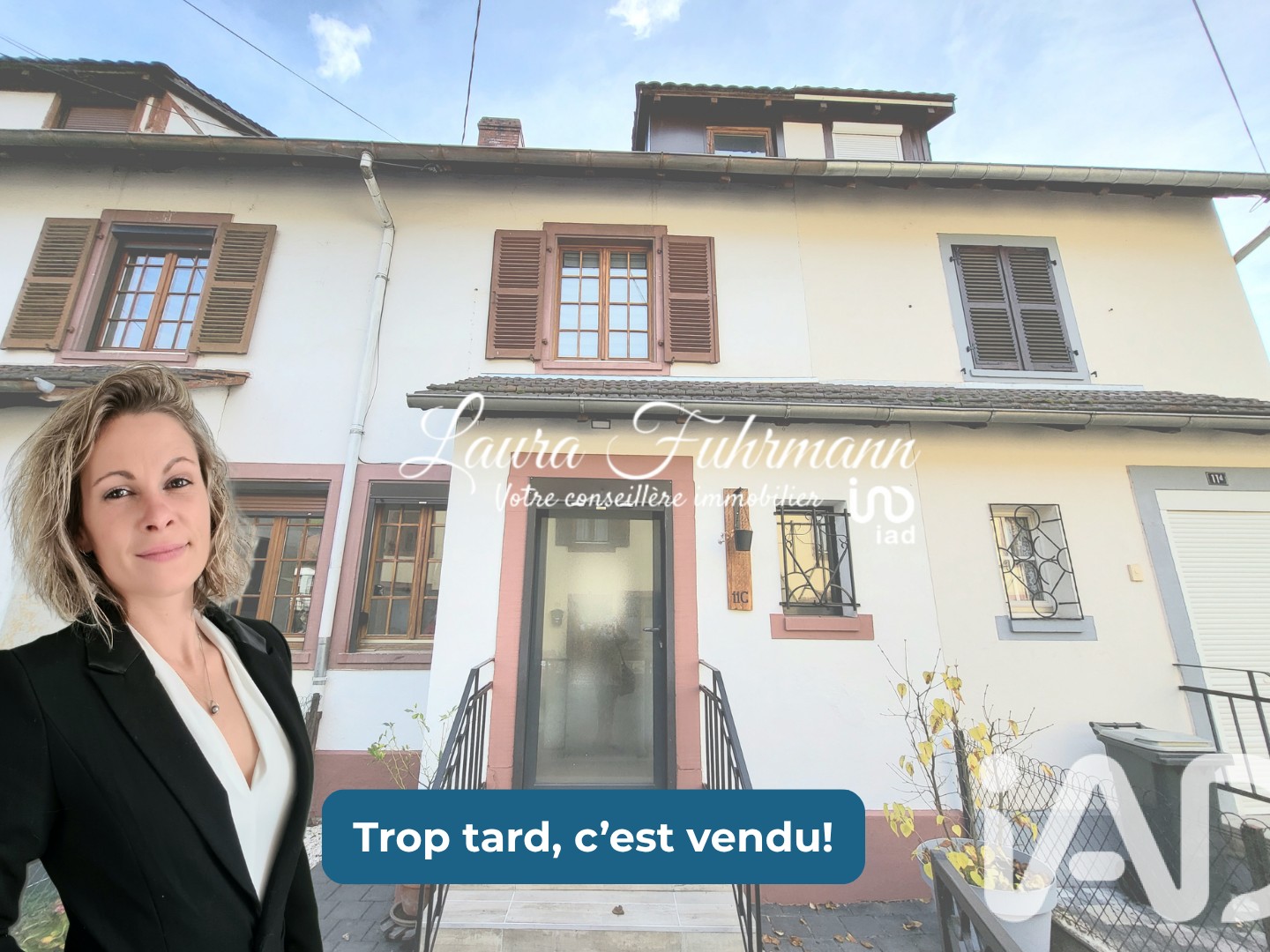 Maison à vendre - 4 pièces - 91m2 - Lapoutroie (68650)