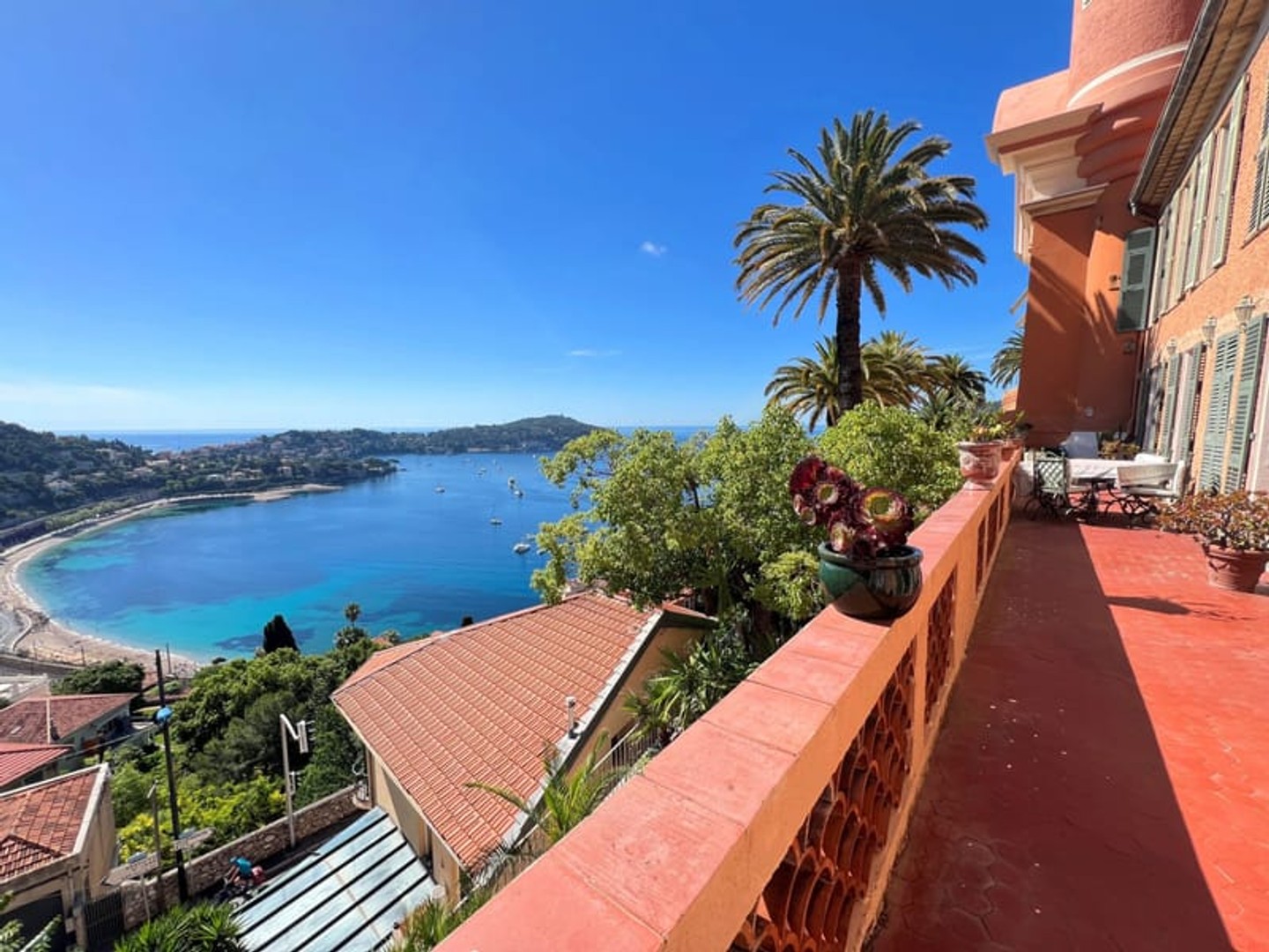 Appartement Villefranche-sur-Mer Unique, vue de Baie des Anges