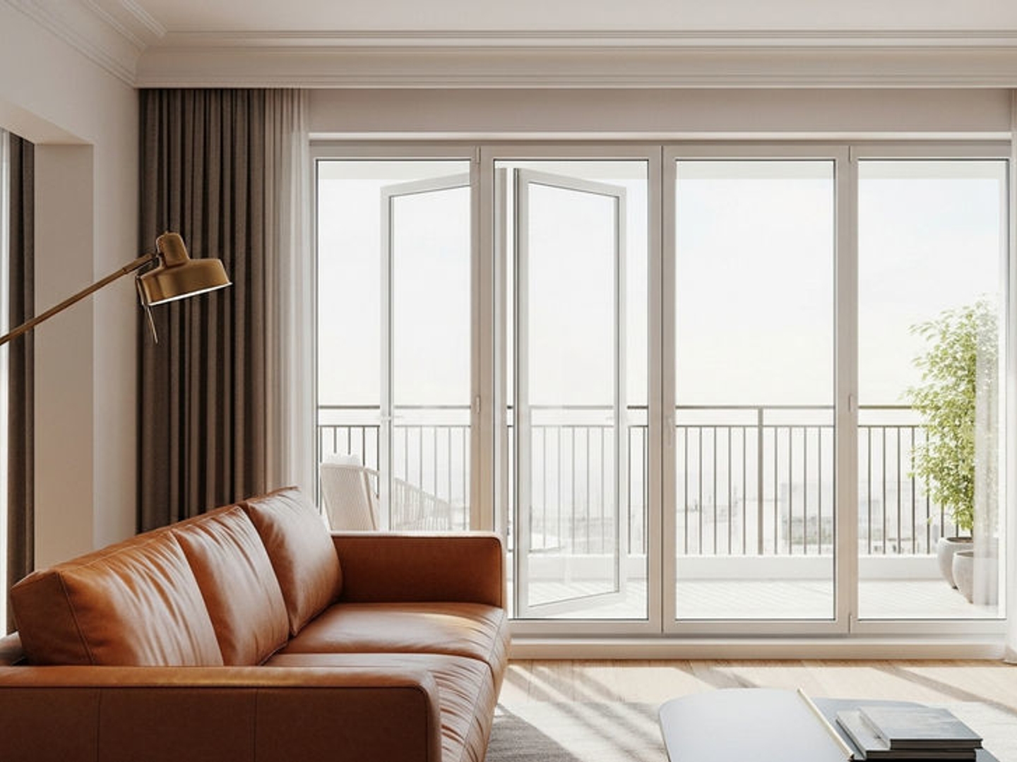 3 PIÈCES de 79.05m² + UN BALCON + PARKING - ROUEN