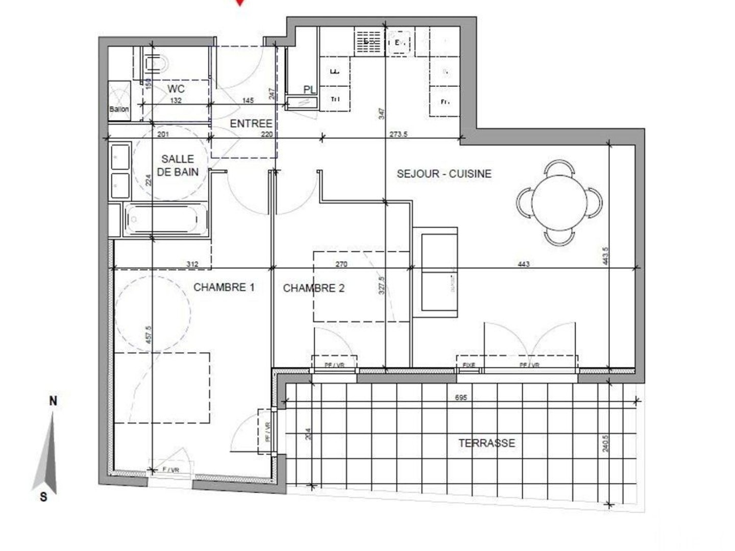Appartement à vendre - 3 pièces - 65m2 - Cagnes-Sur-Mer (06800)