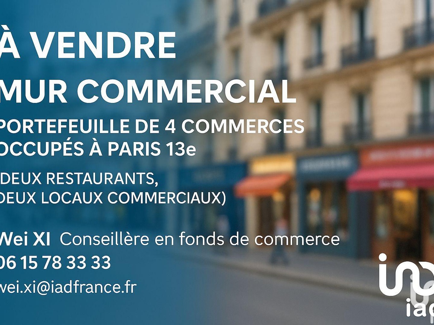 Immeuble commercial 160 m²