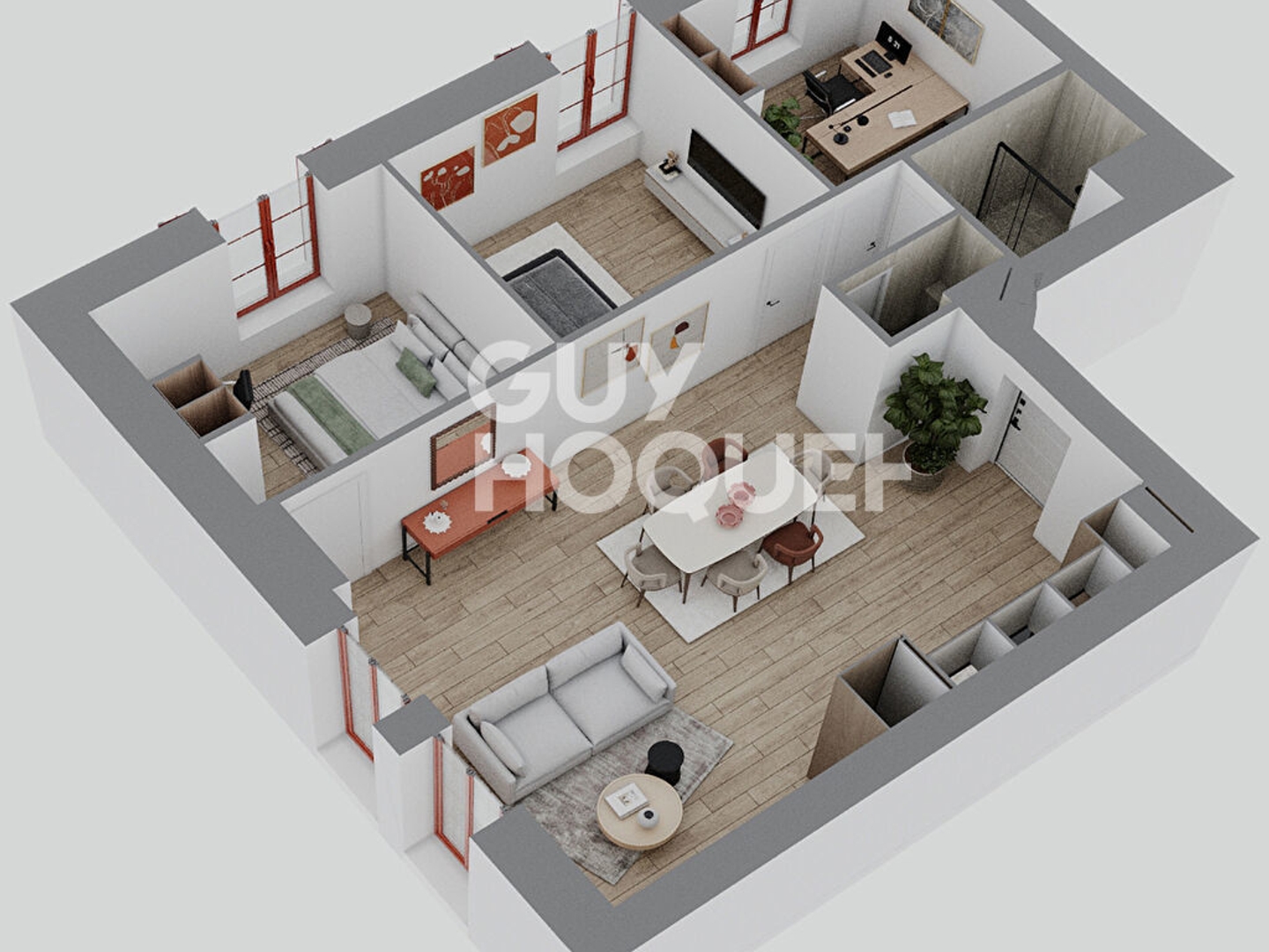 Appartement à vendre - 3 pièces - 70m2 - Lyon 3e (69003)