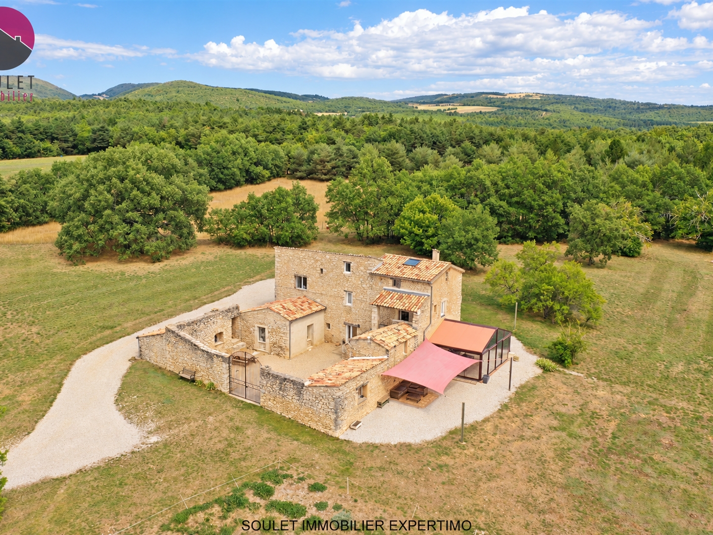 Propriété d'exception entre Ventoux et Luberon