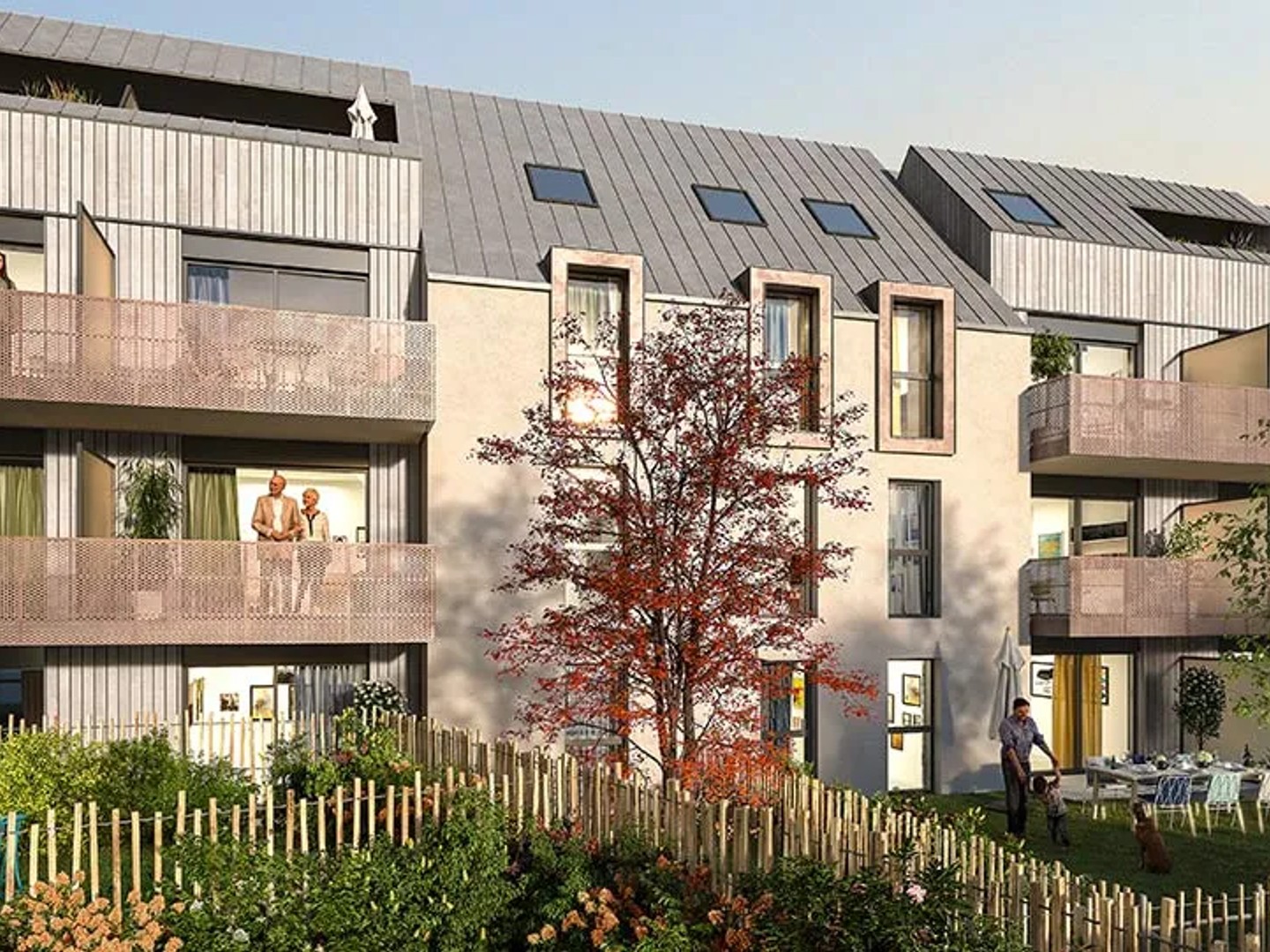 Appartement à vendre - 3 pièces - 74m2 - Saint-Aubin-D'aub... (35250)
