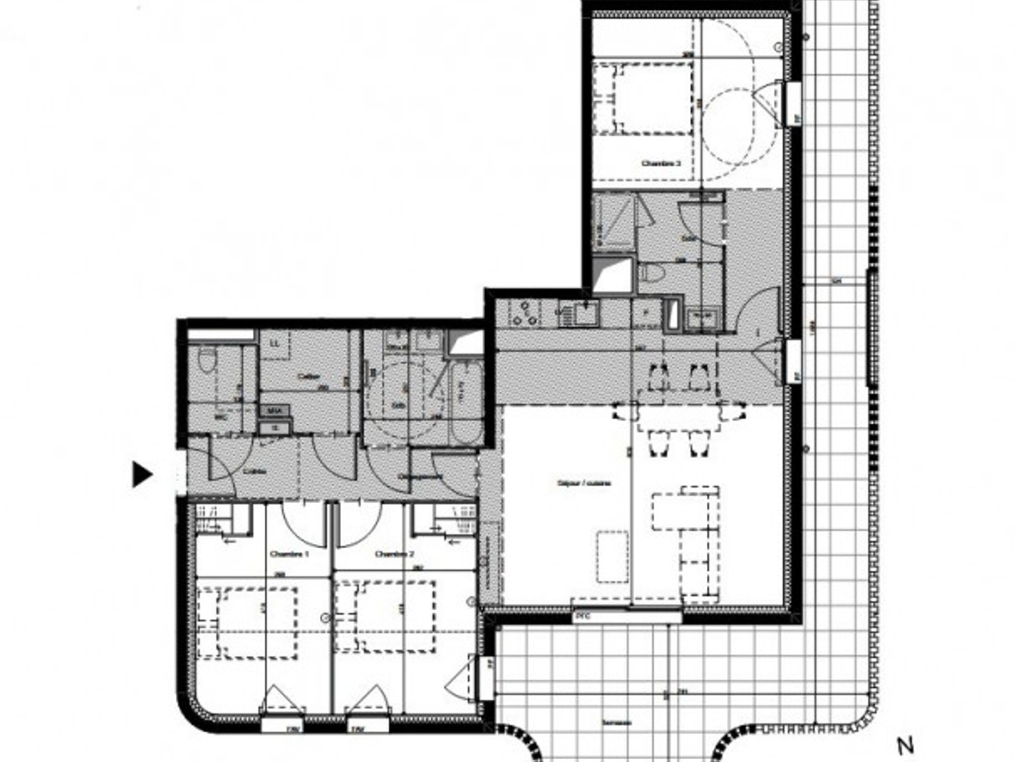 Appartement 4 pièces 96 m²