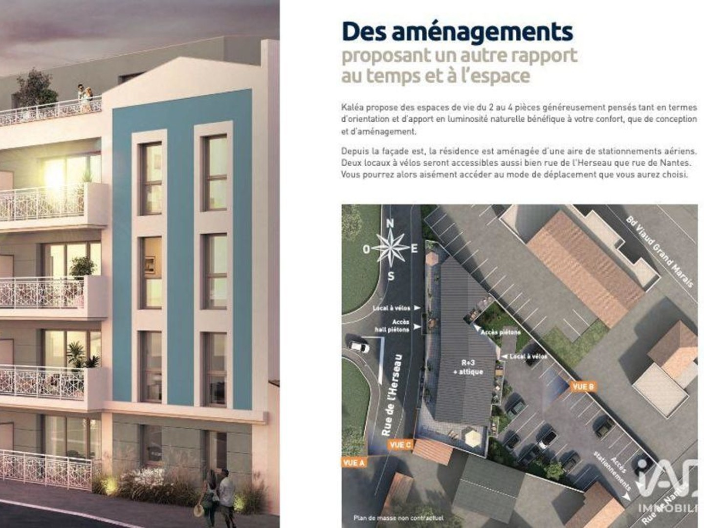 Appartement à vendre - 2 pièces - 43m2 - Challans (85300)