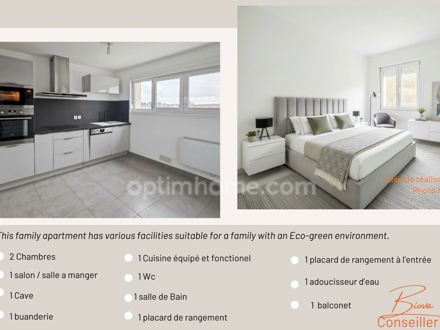 Appartement à vendre - 3 pièces - 57m2 - Homécourt (54310)