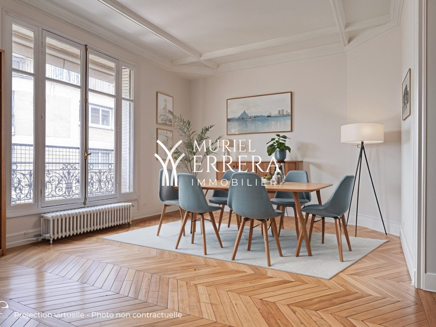 Appartement à vendre - 4 pièces - 96m2 - Paris 16e (75016)