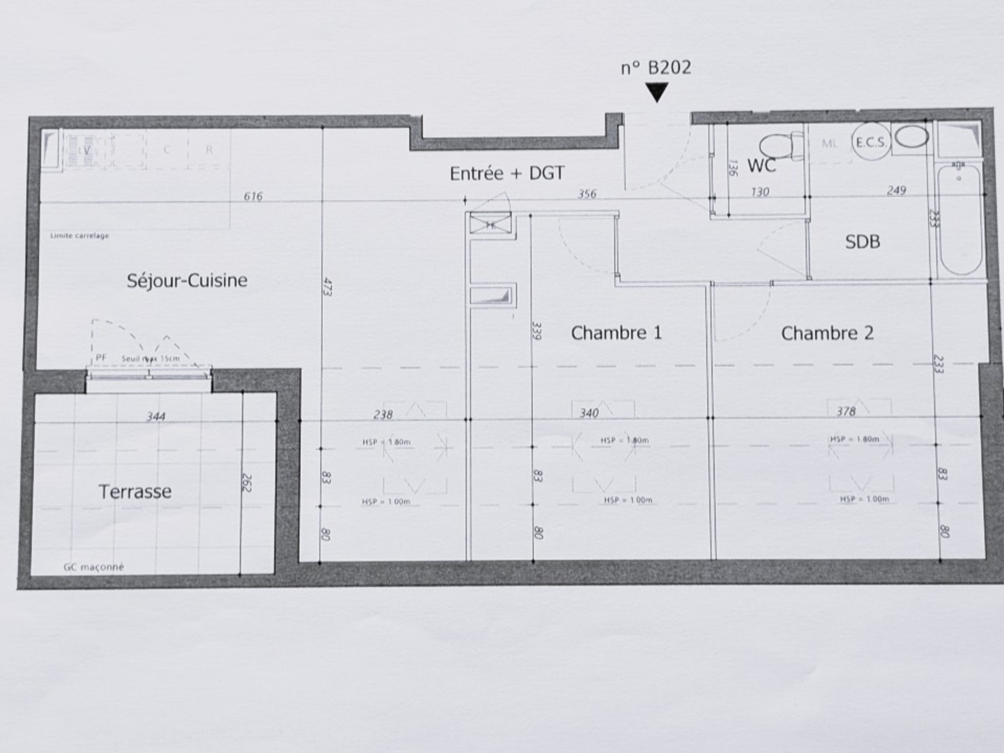 Appartement à vendre - 3 pièces - 56m2 - Marnaz (74460)