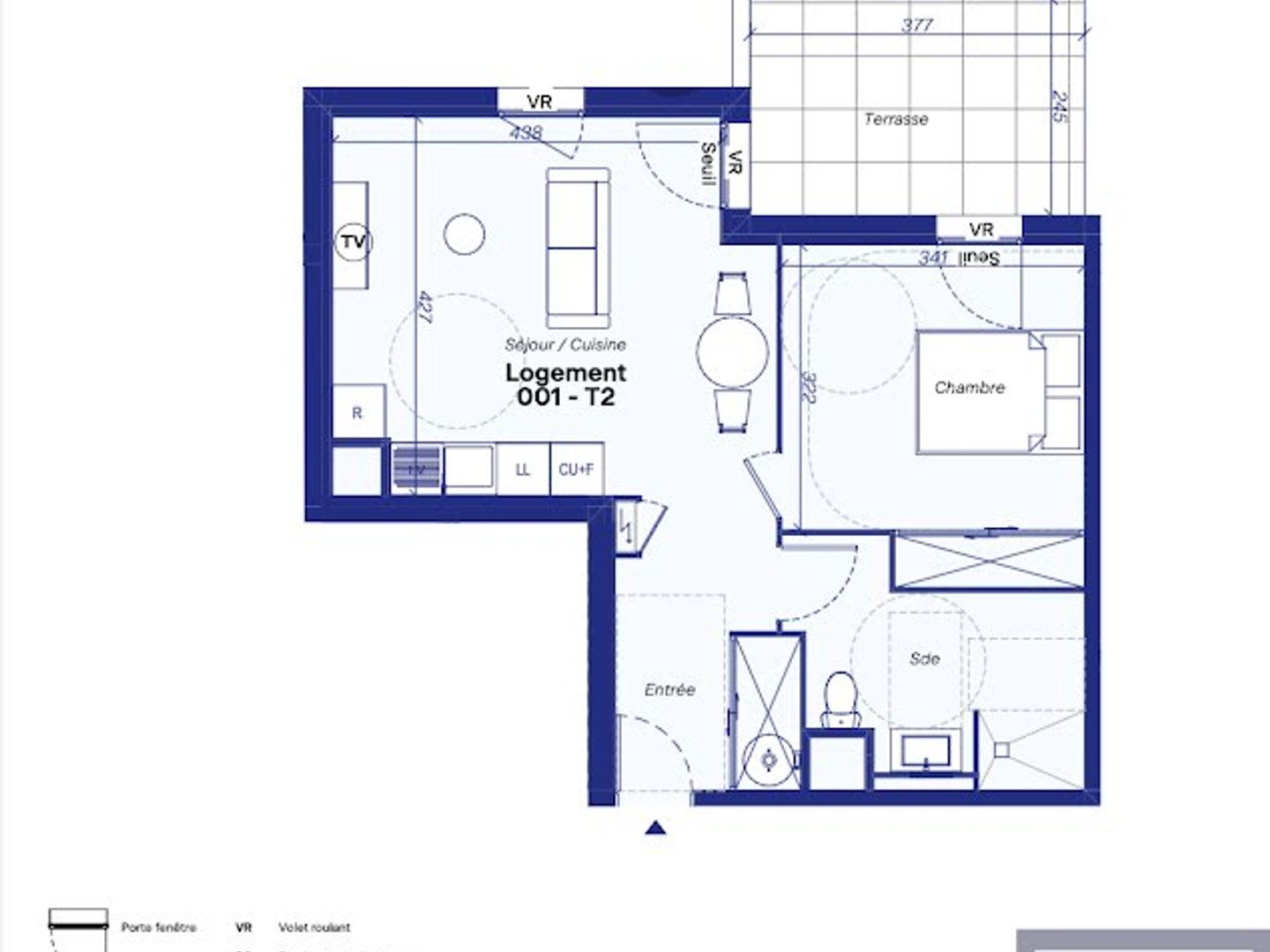 Appartement à vendre - 2 pièces - 46m2 - Agde (34300)