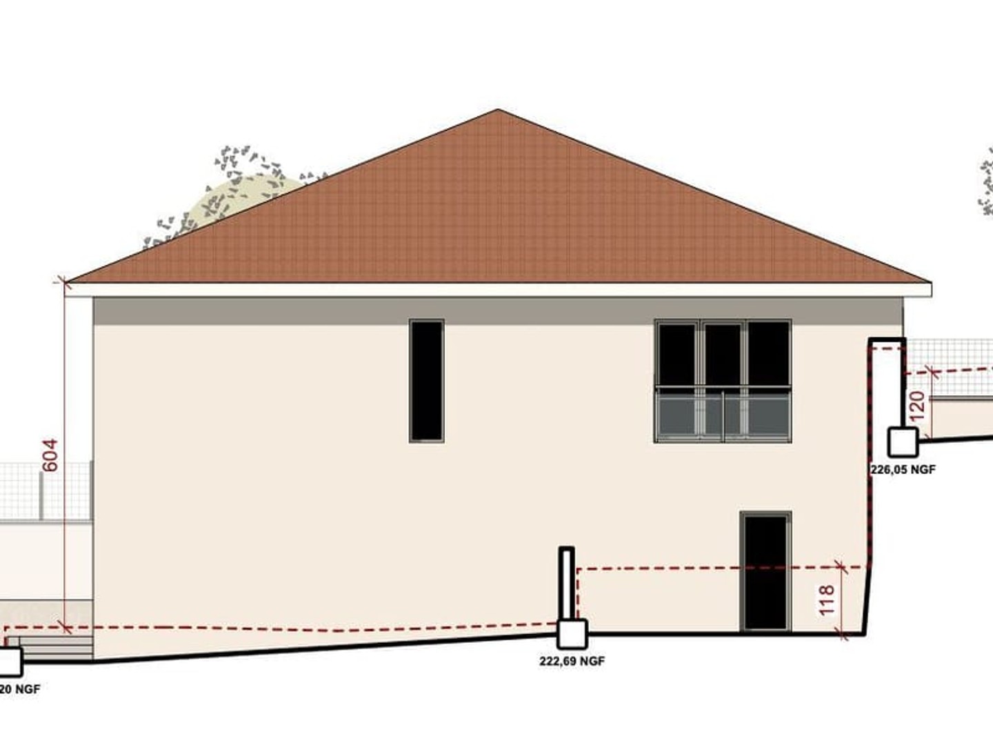 Maison à vendre - 4 pièces - 96m2 - Frontonas (38290)
