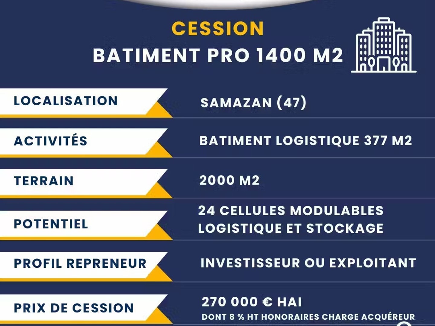 BATIMENT LOGISTIQUE