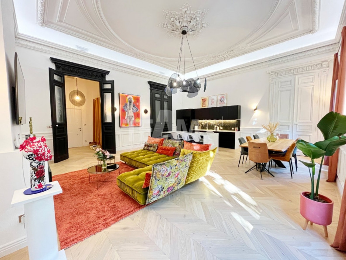 Appartement haussmannien 4 pièces 167 m²
