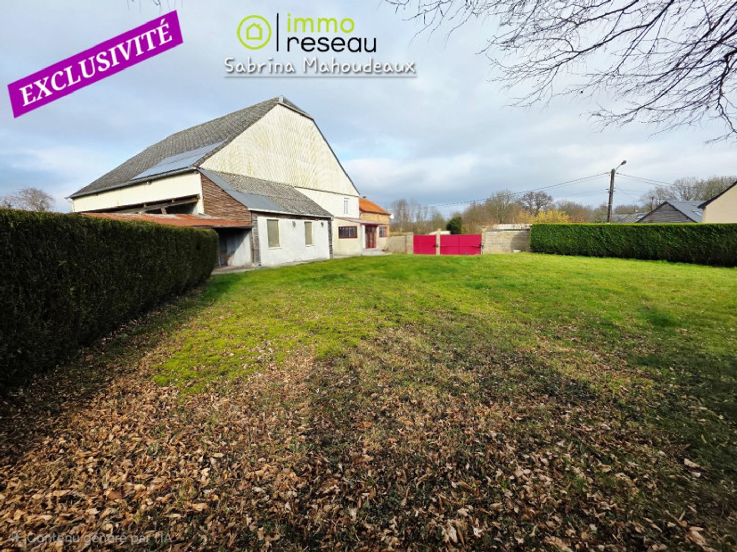Maison à vendre - 8 pièces - 173m2 - Hirson (02500)
