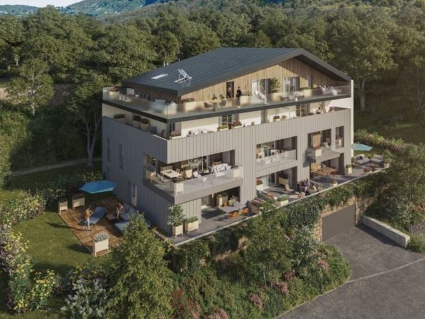 Appartement à vendre - 5 pièces - 129m2 - Saint-Alban-Leysse (73230)