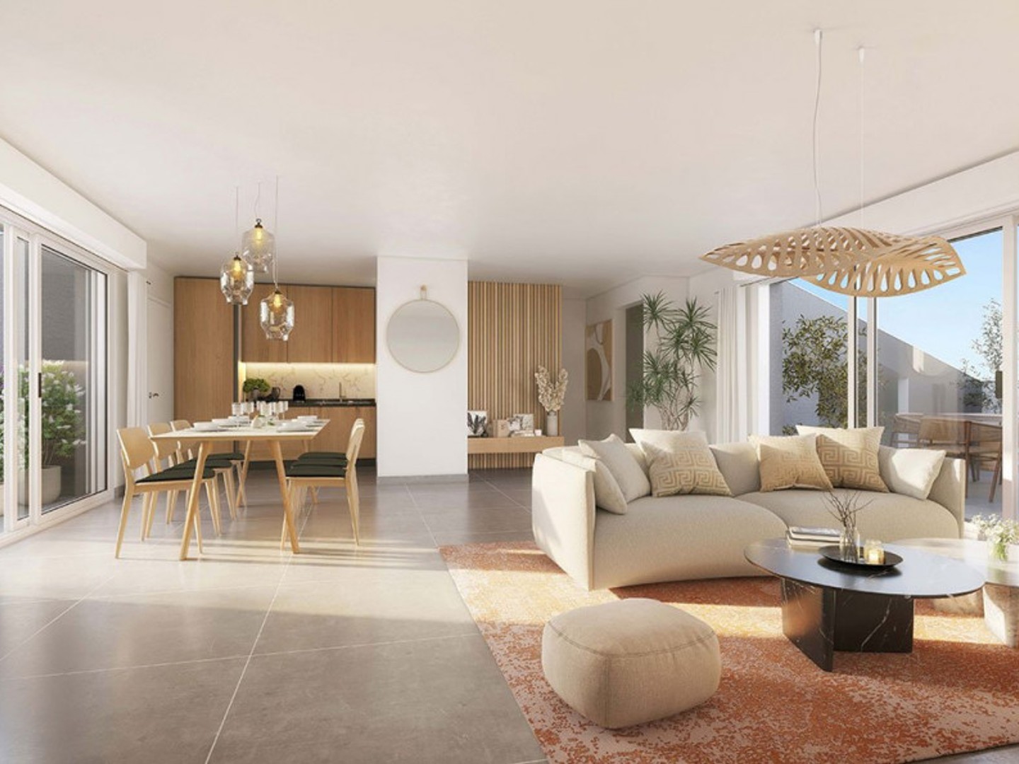 Appartement en résidence 4 pièces 115 m²
