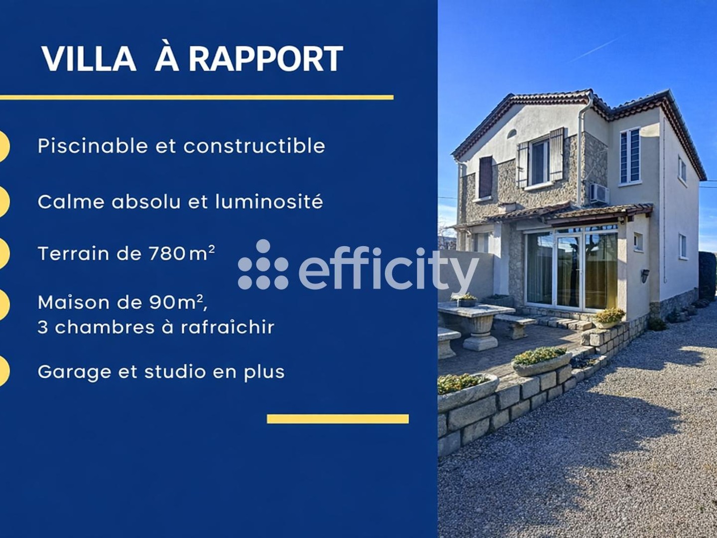 Maison à vendre - 4 pièces - 90m2 - Berre-L'étang (13130)