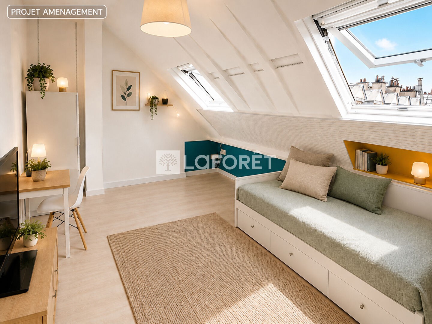 Appartement à vendre - 1 pièce - 9m2 - Paris 17e (75017)