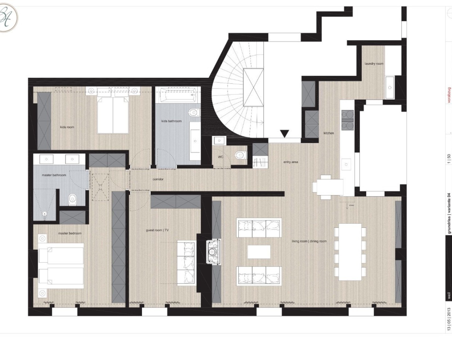 Appartement à vendre - 5 pièces - 125m2 - Paris 16e (75016)