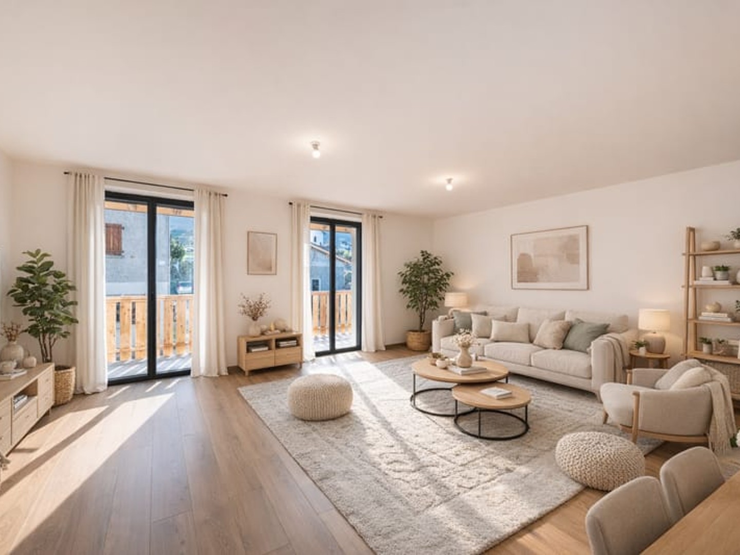 Appartement à vendre - 5 pièces - 101m2 - Publier (74500)
