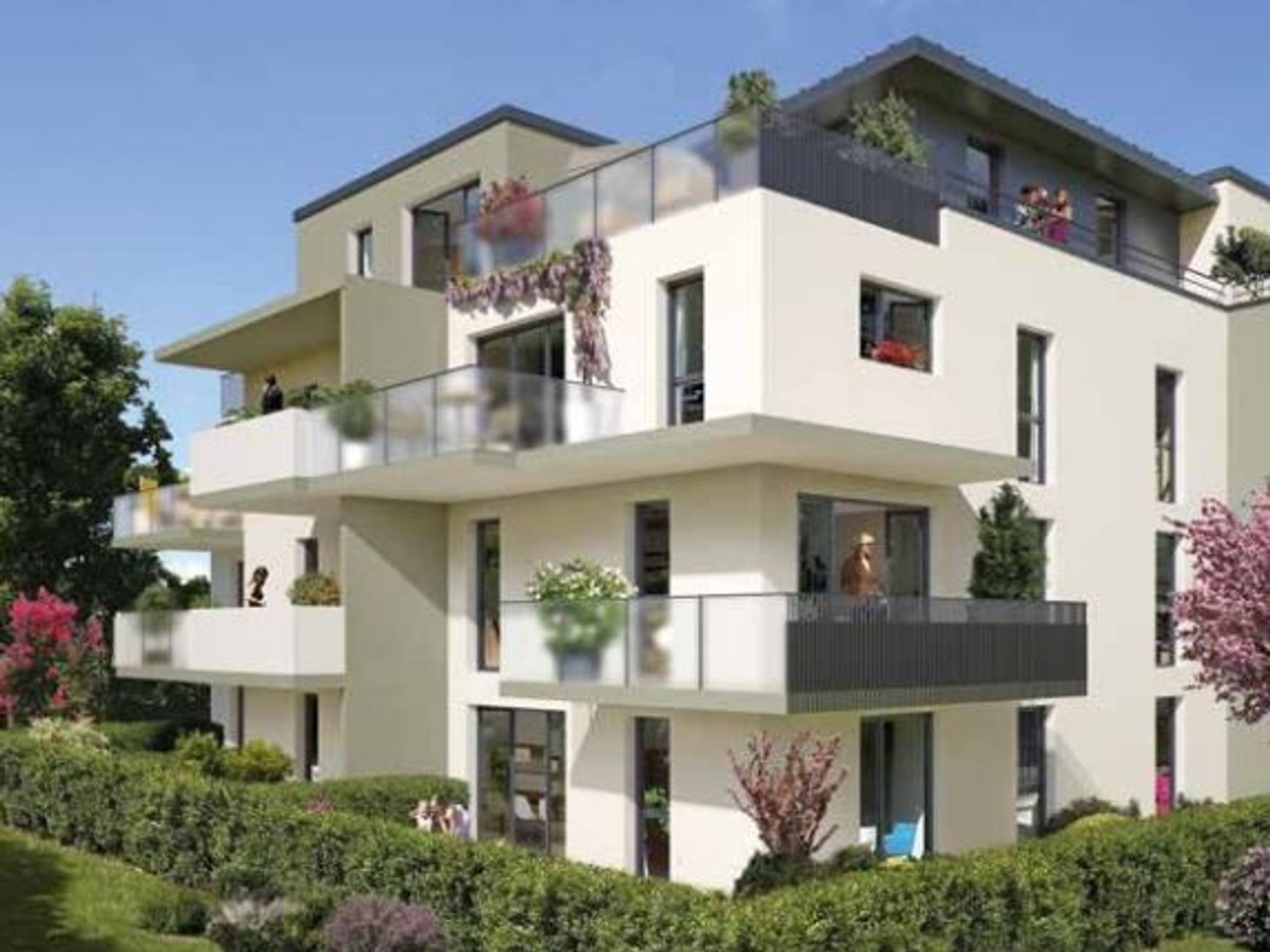 Appartement à vendre - 2 pièces - 43m2 - Ferney-Voltaire (01210)