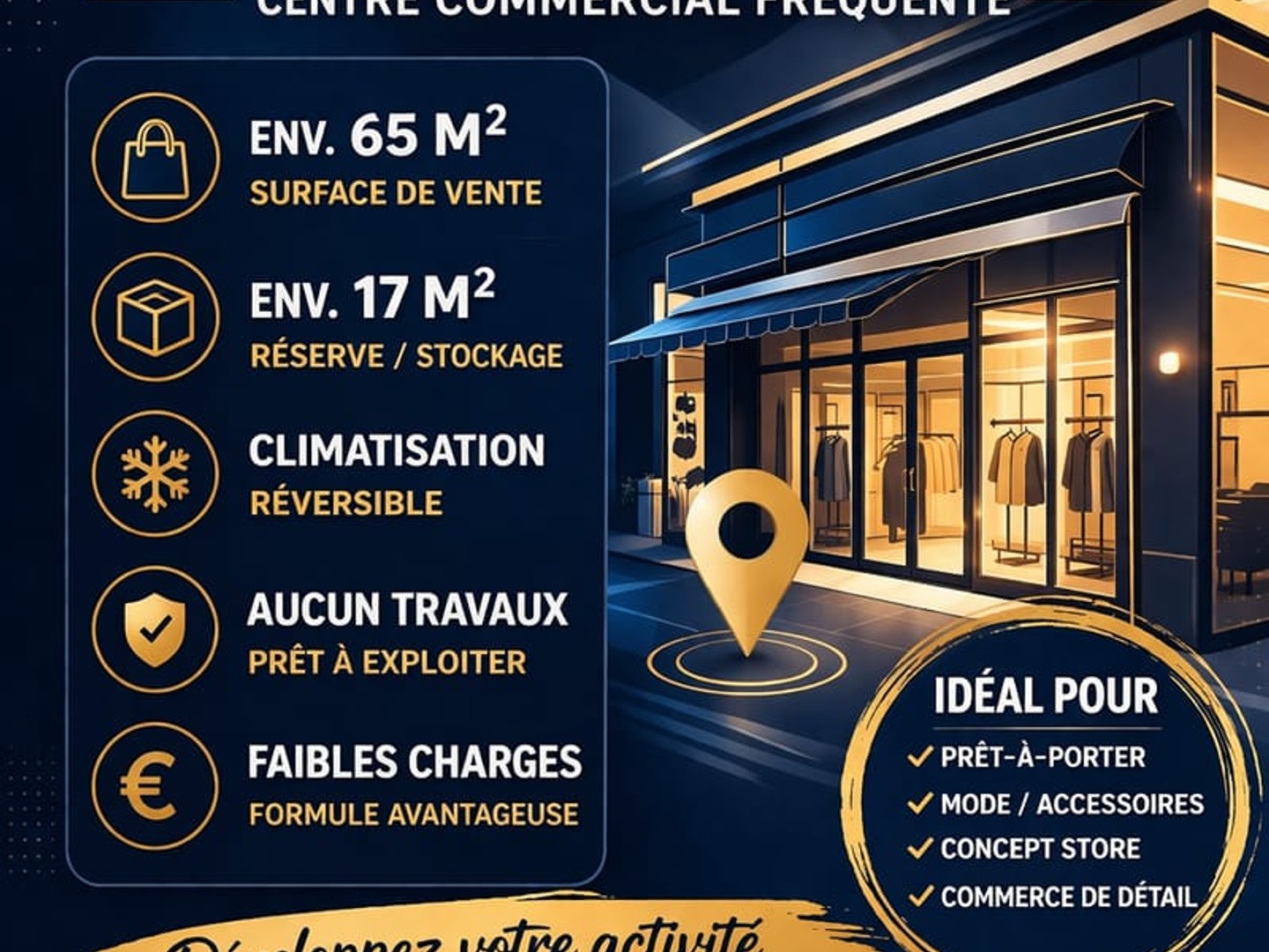Magasin à vendre - 85m2 - Béziers (34500)