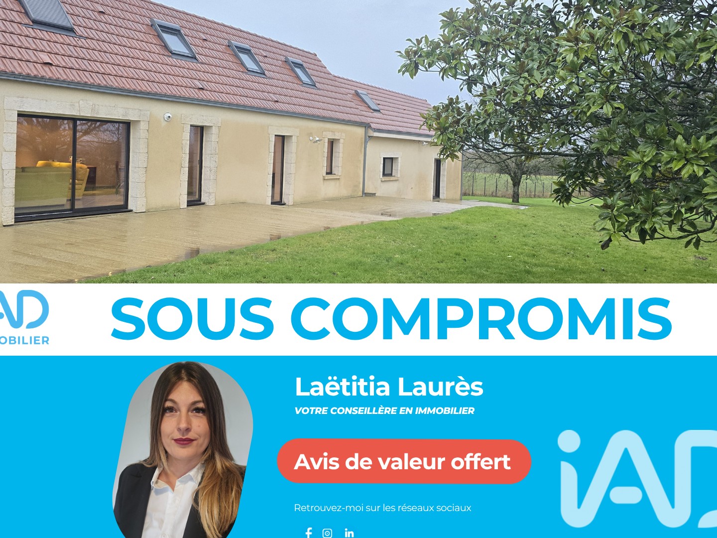 Maison à vendre - 6 pièces - 178m2 - Boëssé-Le-Sec (72400)