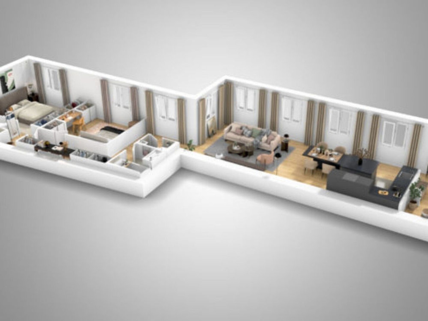 Appartement à vendre - 3 pièces - 106m2 - Bagnères-De-Bigorre (65200)