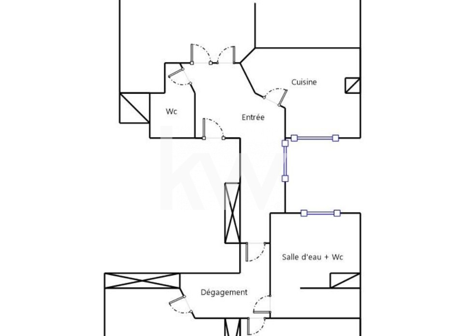 VENTE d'un appartement de 4 pièces (99 m²) dans le 19e arrondissement de Pa