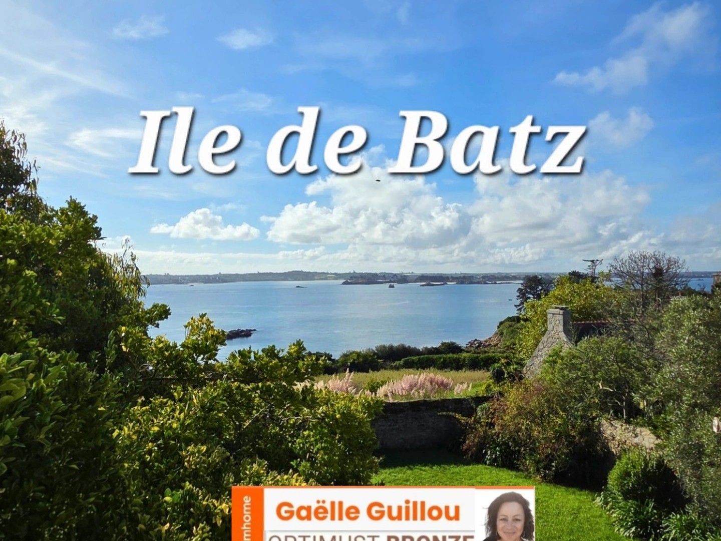 ILE DE BATZ : Exceptionnelle maison de charme - Vue imprenable sur le chenal