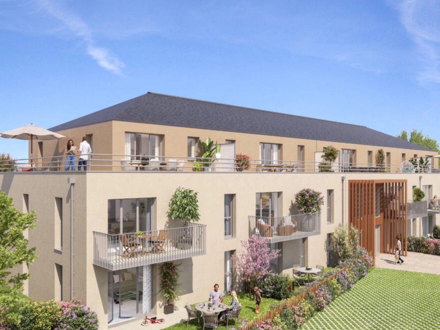 Appartement à vendre - 3 pièces - 65m2 - Barneville-Carteret (50270)