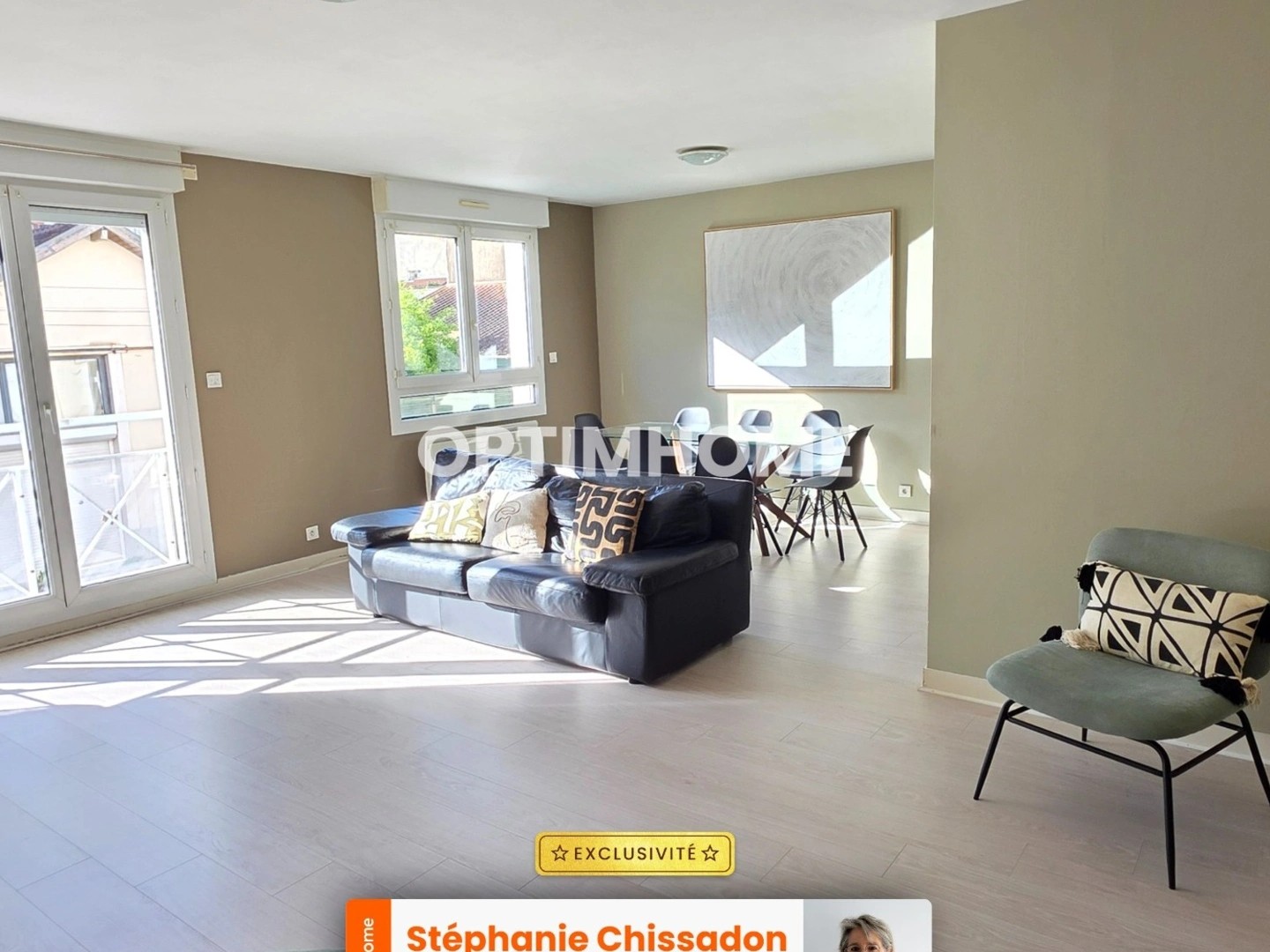 EN EXCLUSIVITE APPARTEMENT TYPE 3 AVEC ASCENSEUR - CAVE ET PARKING SECURISE DANS RESIDENCE STANDING