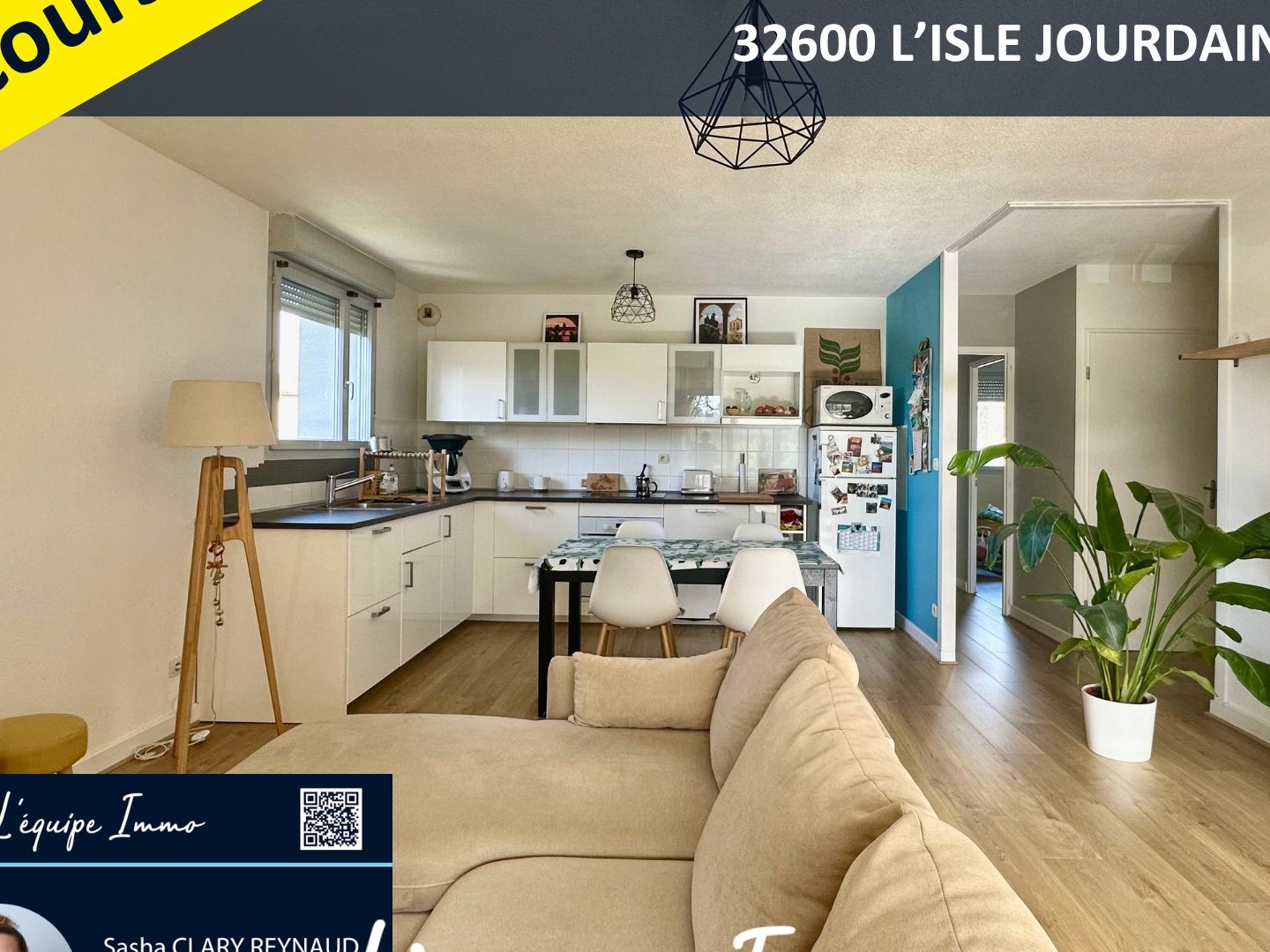 Appartement à vendre - 3 pièces - 62m2 - L'isle-Jourdain (32600)