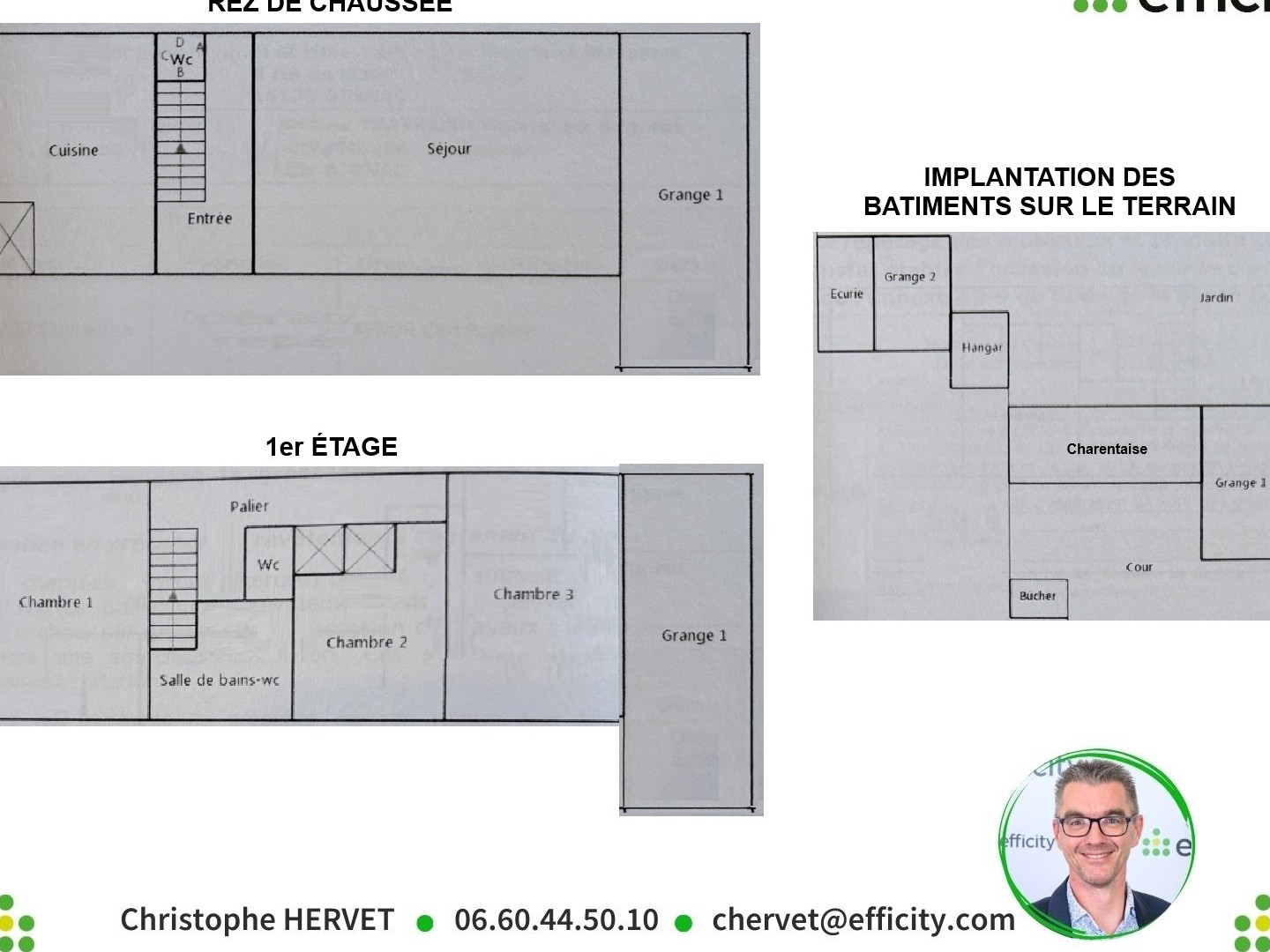 Maison à vendre - 6 pièces - 160m2 - Genac-Bignac (16170)