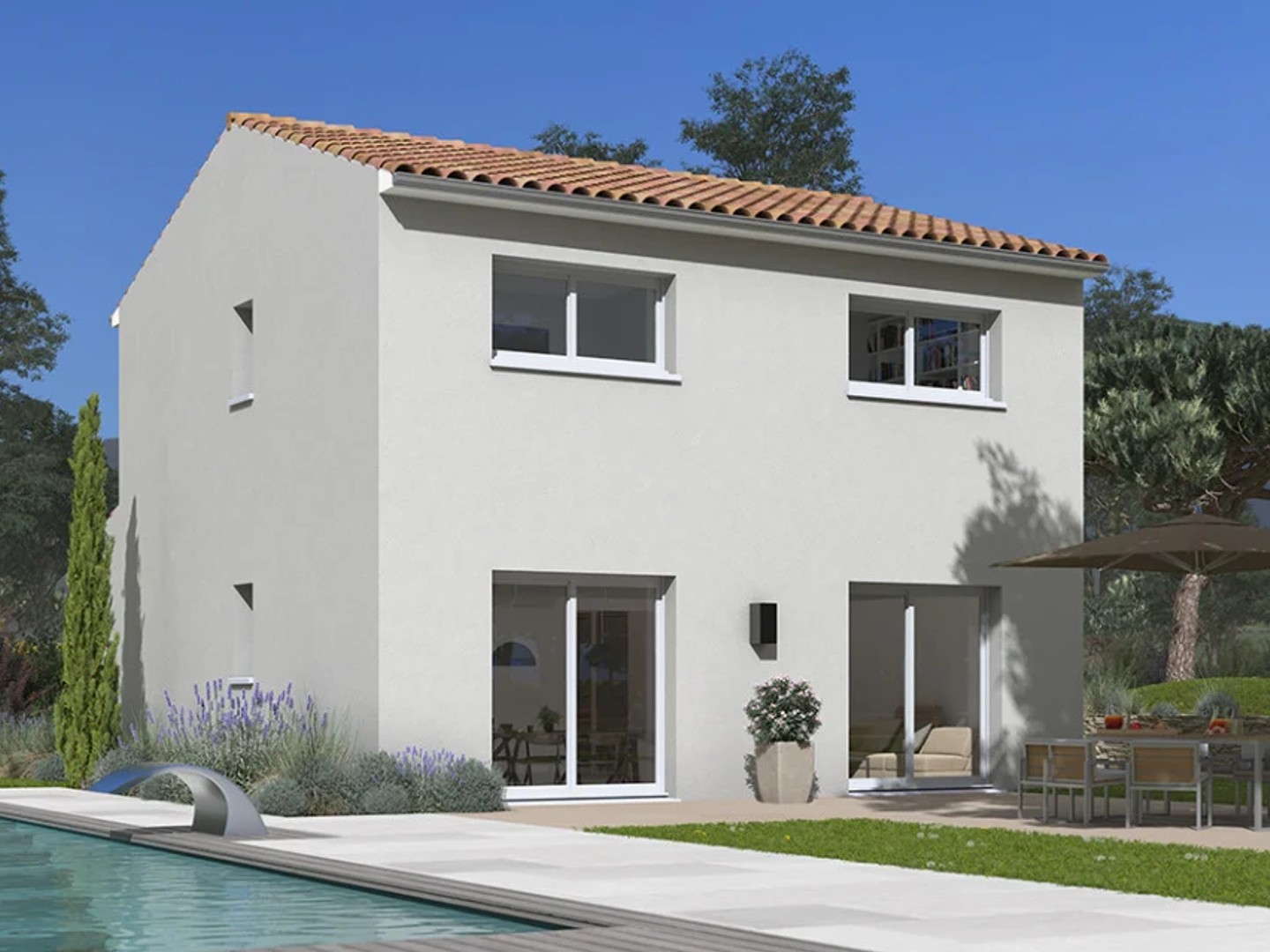 Maison à vendre - 4 pièces - 90m2 - Saint-Mathieu-De-... (34270)