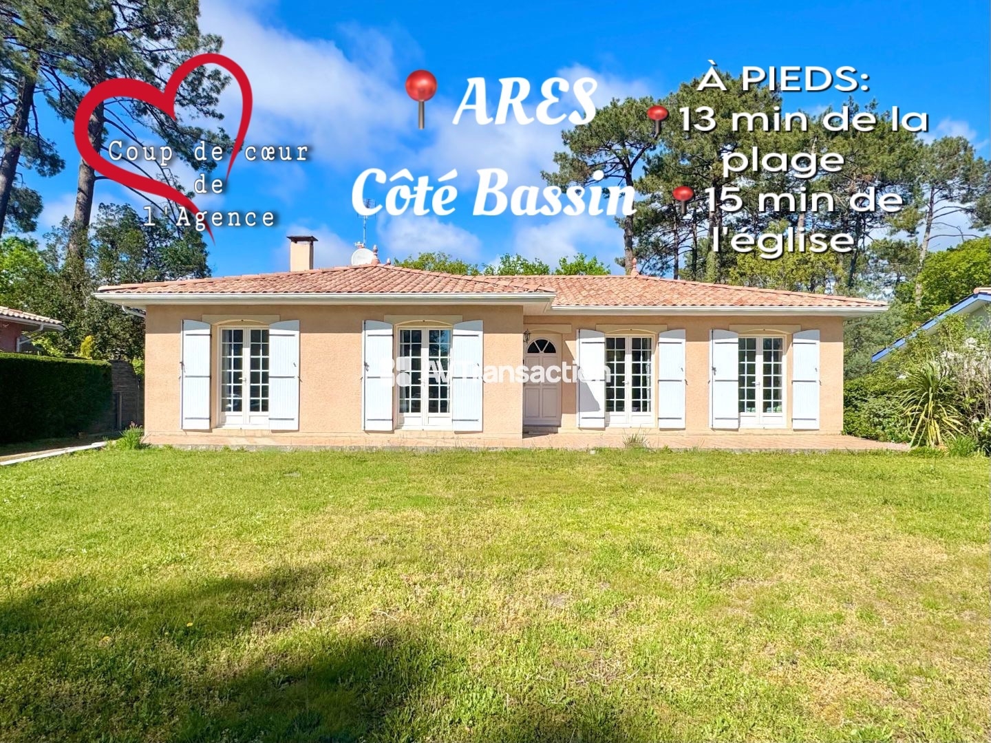 Maison à vendre - 4 pièces - 100m2 - Arès (33740)