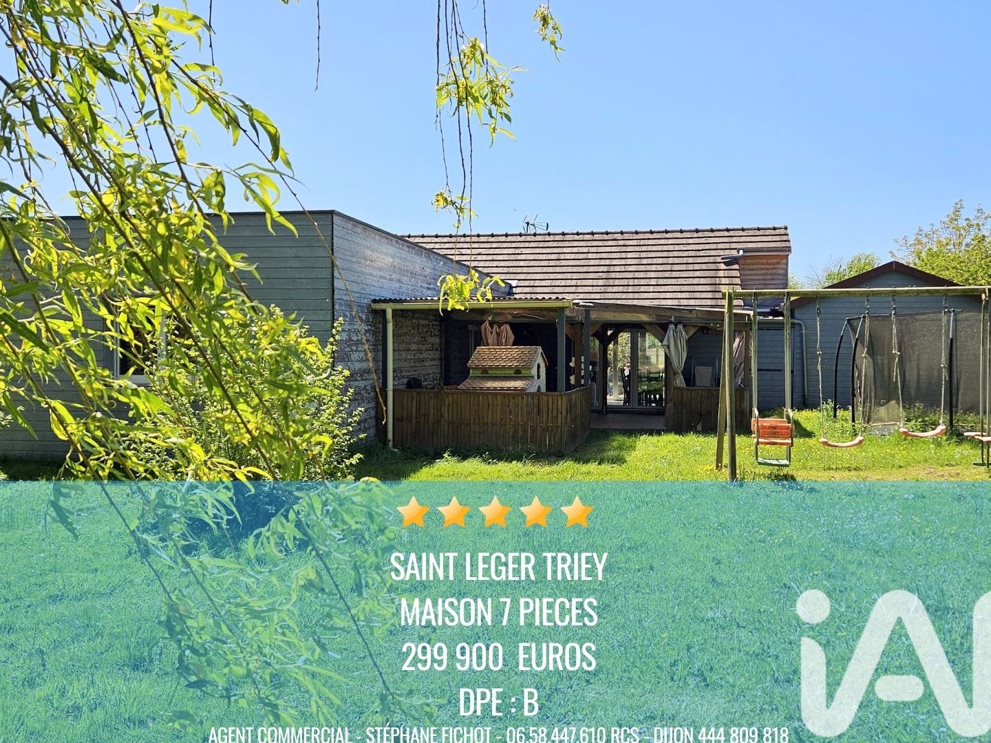 Maison à vendre - 7 pièces - 144m2 - Saint-Léger-Triey (21270)