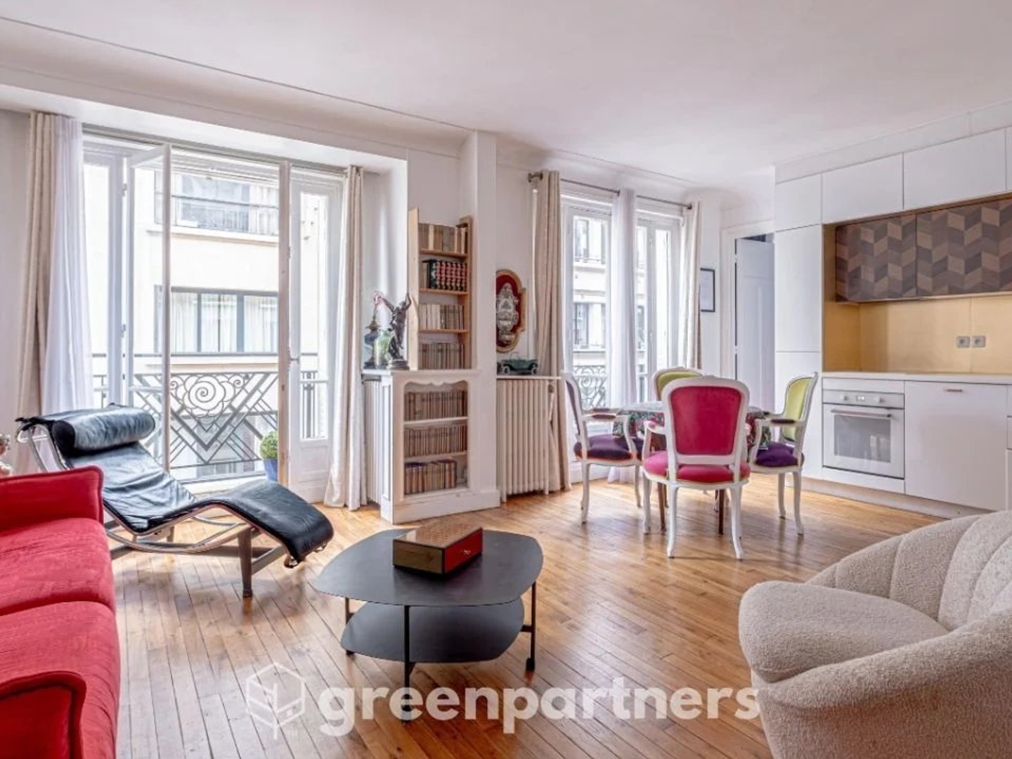Paris 5e, Arènes de Lutèce : 5 pièces traversant de 81,2 m², 4 chambres