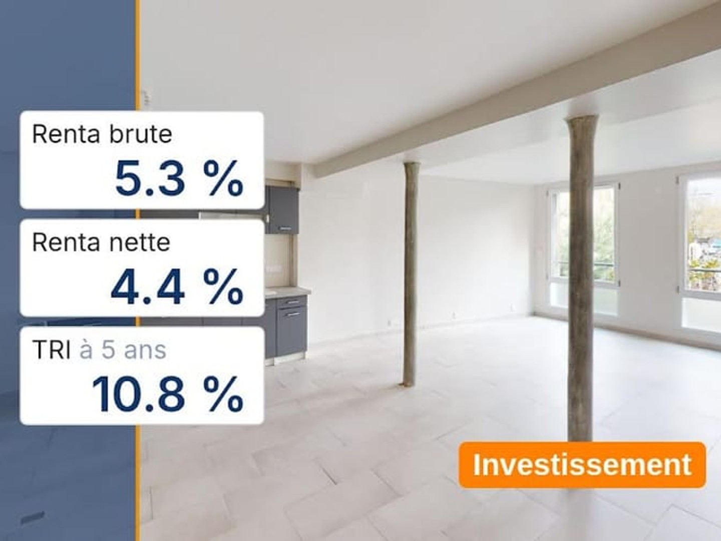 Appartement 1 pièce 47 m²